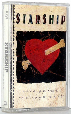 STARSHIP Love Among The Cannibals RCA 9693-4-R (1989 1st Ed. cassette) NM - Image 1 of 4