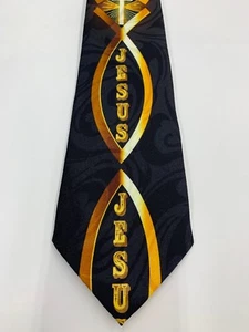Steven Harris Mens Necktie Christian Jesus Religious Neck Tie Stock # 35 - Picture 1 of 3