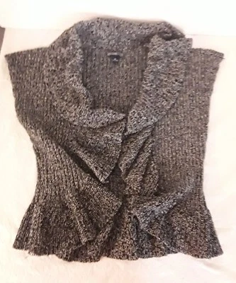 Chaleco suéter American Living para mujer talla M gris oscuro Foto 1 de 4