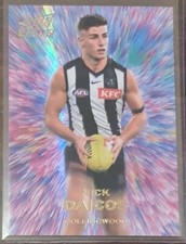 2023 AFL Select Legacy Vortex Card NICK DAICOS  V29 #38/60 Collingwood Magpies