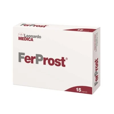 Leonardo Medica Ferprost Integratore Alimentare, 15 Capsule Molli