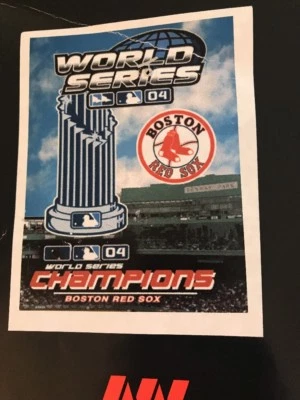 Boston Red Sox 2004 World Series Champions Woven Blanket size 48”x60” New - Image 1 of 4