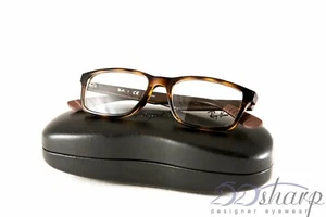 Ray Ban Eyeglasses-RB 7063 5577 52 SHINY HAVANA - Picture 1 of 1