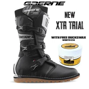NUEVA Bota Gaerne XTR Pro Trials con Pulido de Cera de Pato Gratis - Imagen 1 de 1