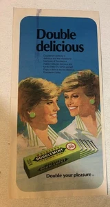1987 Wrigley’s Double mint Gum Vintage Print Ad Advert pa19 - Picture 1 of 3