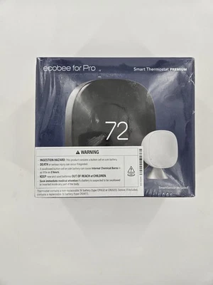 Ecobee for Pro Smart Thermostat Premium  Smart Sensor Included - Image 1 of 3