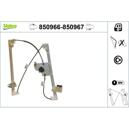 Fensterheber Valeo 850966 für Citroën Vorne Links - Bild 1 von 3