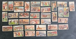 1913 Australia Historic Events Wills Specialties 31/50+4 Dup Cigarette Cards - Picture 1 of 4