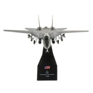 Nuovo 1:100 F-14 Tomcat Fighter Aereo Bombardiere 3D Modello In Lega - Foto 1 di 5