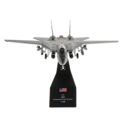 Nuovo 1:100 F-14 Tomcat Fighter Aereo Bombardiere 3D Modello In Lega - Immagine 1 di 4