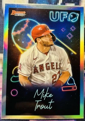 2022 Bowman's Best Mike Trout UFO #UFO1 Angels - Image 1 of 2