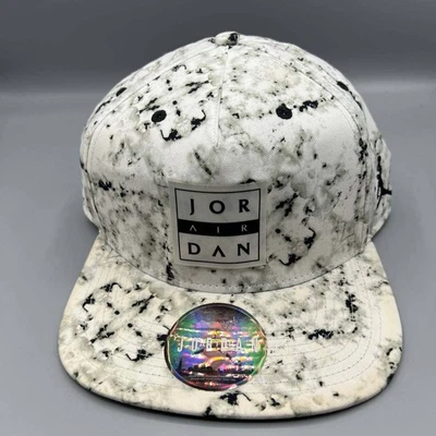 Gorra Air Jordan Hombre Blanca Negra Estampado Estacional Jumpman Snap Back Cap Foto 1 de 4