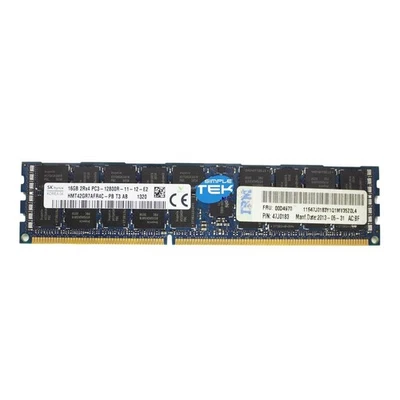 SKHYNIX DDR3 ECC 16GB PC3-12800R RAM Module Memory Bank HMT42GR7AFR4C-PB - Image 1 of 4