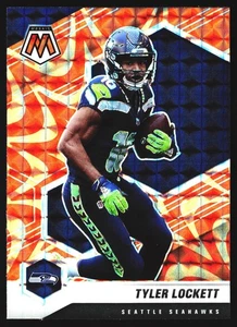 Tyler Lockett 2021 Panini Mosaic Reactive Orange Prizm Seattle Seahawks #183 - Imagen 1 de 2
