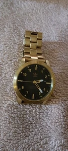 Adidas Cypher M1 Mens Watch Gold  Charcoal Z03017 00 Quartz Watch - NO BATTERY - Picture 1 of 5