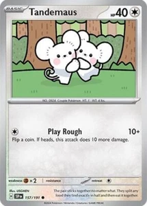 Tandemaus Surging Sparks Pokémon TCG 157/191 Regular Common ࿊ - Picture 1 of 1
