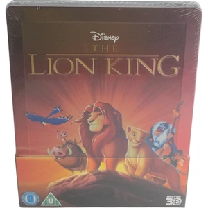 The Lion King Blu-ray 3D + Blu-ray SteelBook Zavvi Disney Limited 2014 Free - Picture 1 of 10