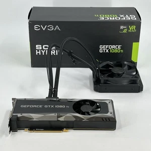 EVGA SC2 Hybrid GeForce GTX 1080 Ti 11GB RAM - Graphics Card - Good Condition - Picture 1 of 7