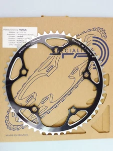 Plato TA / Horus 135 PCD 52 t - 10 velocidades (negro) / bicicleta NOS - Imagen 1 de 6