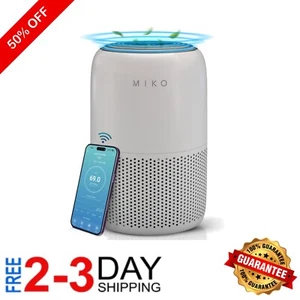 Smart Wi-Fi Enabled Air Purifier with H13 HEPA Filter - Allergen & Odor Removal - Picture 1 of 10