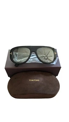 NEW Tom Ford FT1078-01G-55 Black Sunglasses - Full Set - Unisex  - Image 1 of 4