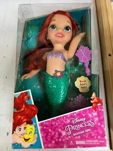 2016 DISNEY PRINCESSES BATHTIME ARIEL LITTLE MERMAID 14" DOLL, WORN BOX, NEW - Picture 1 of 1