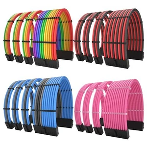 Vetroo Customization Mod Sleeved Extension Power Supply GPU Braided Cable Kit - Picture 1 of 15