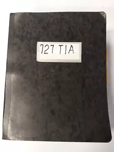 Trans International Airlines 727 Flight Operation Manual 1968 Original - Bild 1 von 11