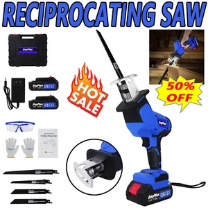 Wood Metal Plastic Cutter Electric Cordless Reciprocating Saw Hand Held 21V - Picture 1 of 15