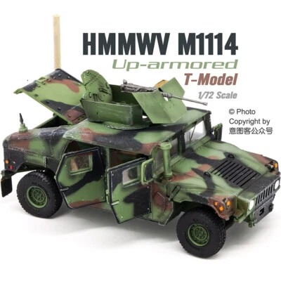 1/72 US M1114 Hummer model NATO three color coating - Image 1 of 4