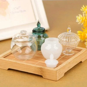 Maßstab 1:6 Puppenhaus Miniatur Glas Flasche Süßigkeiten Lagerung Jar Zubehör - Bild 1 von 14