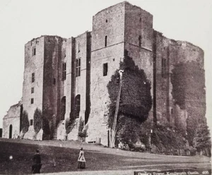 Fotograbado antiguo Torre César Castillo de Kenilworth Inglaterra Reino Unido - Imagen 1 de 7