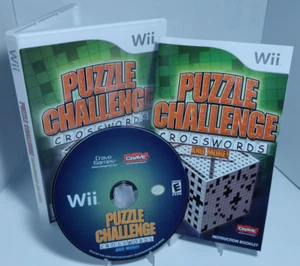 Puzzle Challenge Crosswords and More game, manual and case for Wii. Tested/works - Picture 1 of 8