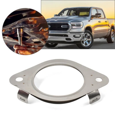 Exhaust Pipe Interface Pad Gasket Fit Dodge Ram 1500 3.6L & 5.7L 2019-24 Silver - Image 1 of 4