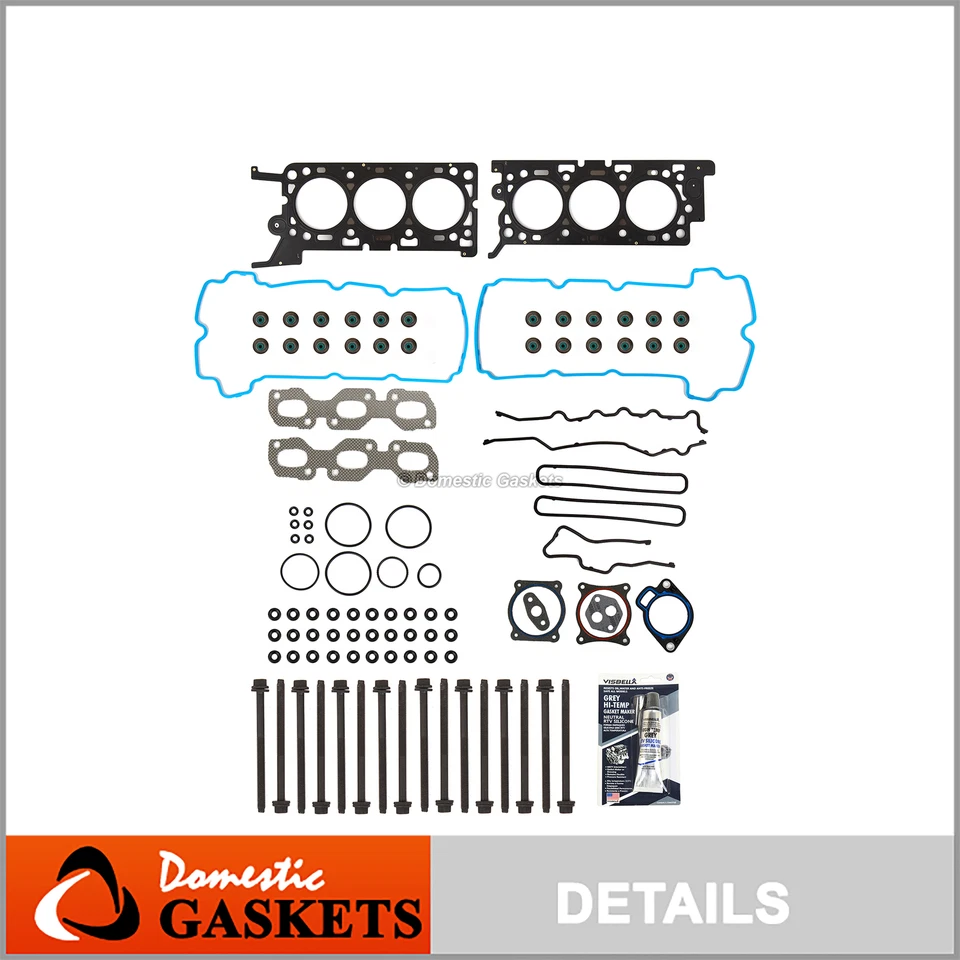 MLS Head Gasket Bolts Set Fits 00-03 Lincoln LS Jaguar S-Type 3.0 V6 DOHC 24v - Image 1 of 4