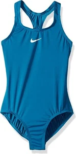 Nike Kids Solid Racerback One-Piece Green Abyss Girl's Size S E1842 - Picture 1 of 3
