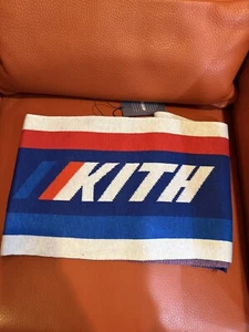 BMW Scarf X Kith New Knitted Blue Red White Brand New With Tags - Picture 1 of 4