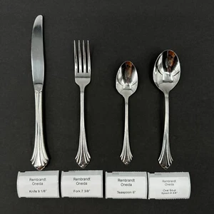 Rembrandt By Oneida Distinction Deluxe Stainless Flatware Your Choice Per Piece - Picture 1 of 29