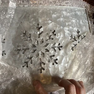 Gemmake Brushed Punched Steel Tree Collar 4 Pieces Still in plastic - Picture 1 of 3