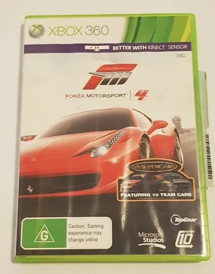 Forza Motorsport 4 Xbox 360 PAL No Manual 885370312645 (#201) - image 1 of 4