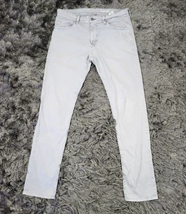 AG Adriano Goldschmied Tellis Pants Men's 33 X 32 Gray Cotton Modern Slim Fit - Picture 1 of 20