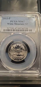 Superb! 2013-P PCGS MS67 White Mountain National Park Quarter - Picture 1 of 2