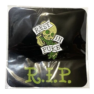 Prendedor exclusivo R.I.P para caja de botín de miedo de descanso en Puke - Imagen 1 de 3