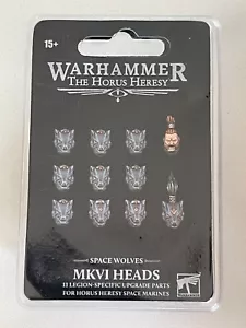 The Horus Heresy Space Wolves MKVI Heads | Warhammer 40k OOP Head Upgrade Pack - Picture 1 of 1