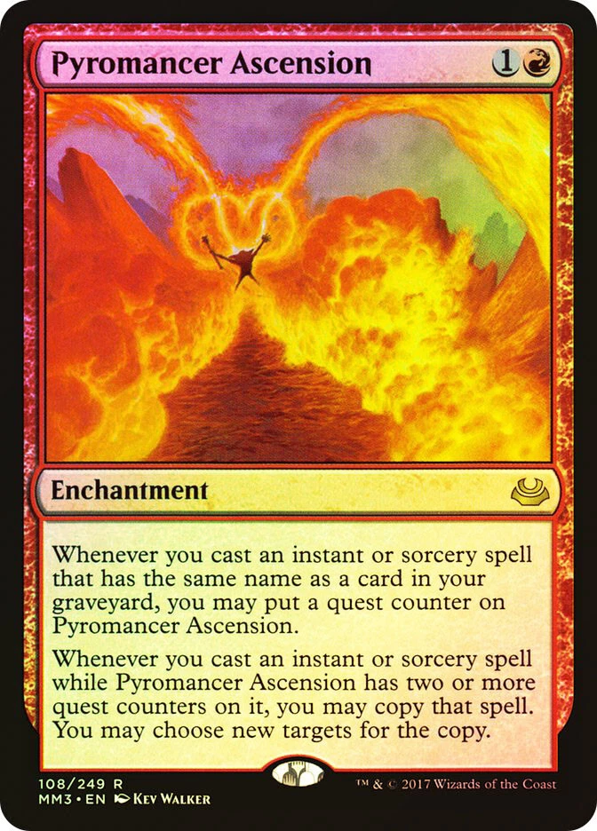 MTG FOIL Pyromancer Ascension  - Modern Masters 2017 #108 - Image 1 of 1