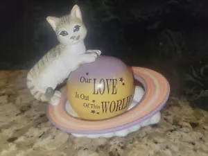 Blake Jensen's Our Love Is Out Of This World Cat Figurine - Picture 1 of 3