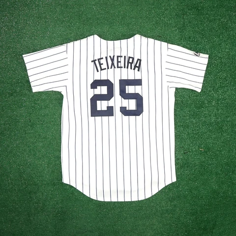 Mark Teixeira Majestic New York Yankees YOUTH Home White Jersey Cover