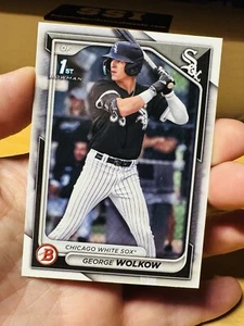 George Wolkow Chicago White Sox 2024 Topps Bowman Prospects #BP-144 FIRST 1ST - Bild 1 von 2