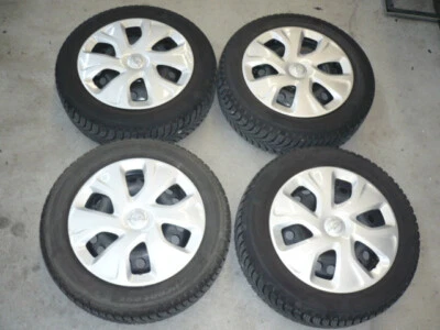 4 st Winterräder für Opel Karl Stahlfelgen 5x14 Winterreifen 165/65 R14 RDKS - Bild 1 von 4