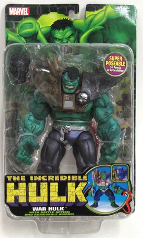 New Sealed ToyBiz Worldwide The Incredible Hulk 7" War Hulk 2004 Cover